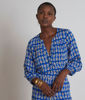 Picture of LOANA BLUE PRINTED BLOUSE